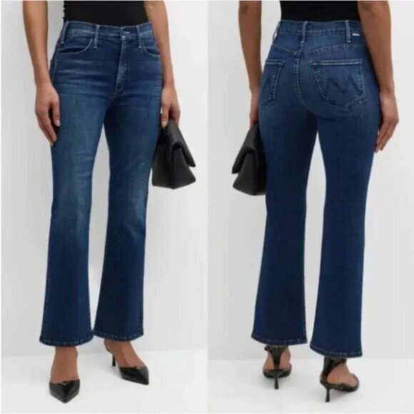 Mother Lil Hustler Ankle Jeans in Blue Heirloom Wash Size 30 - Picture 1 of 14